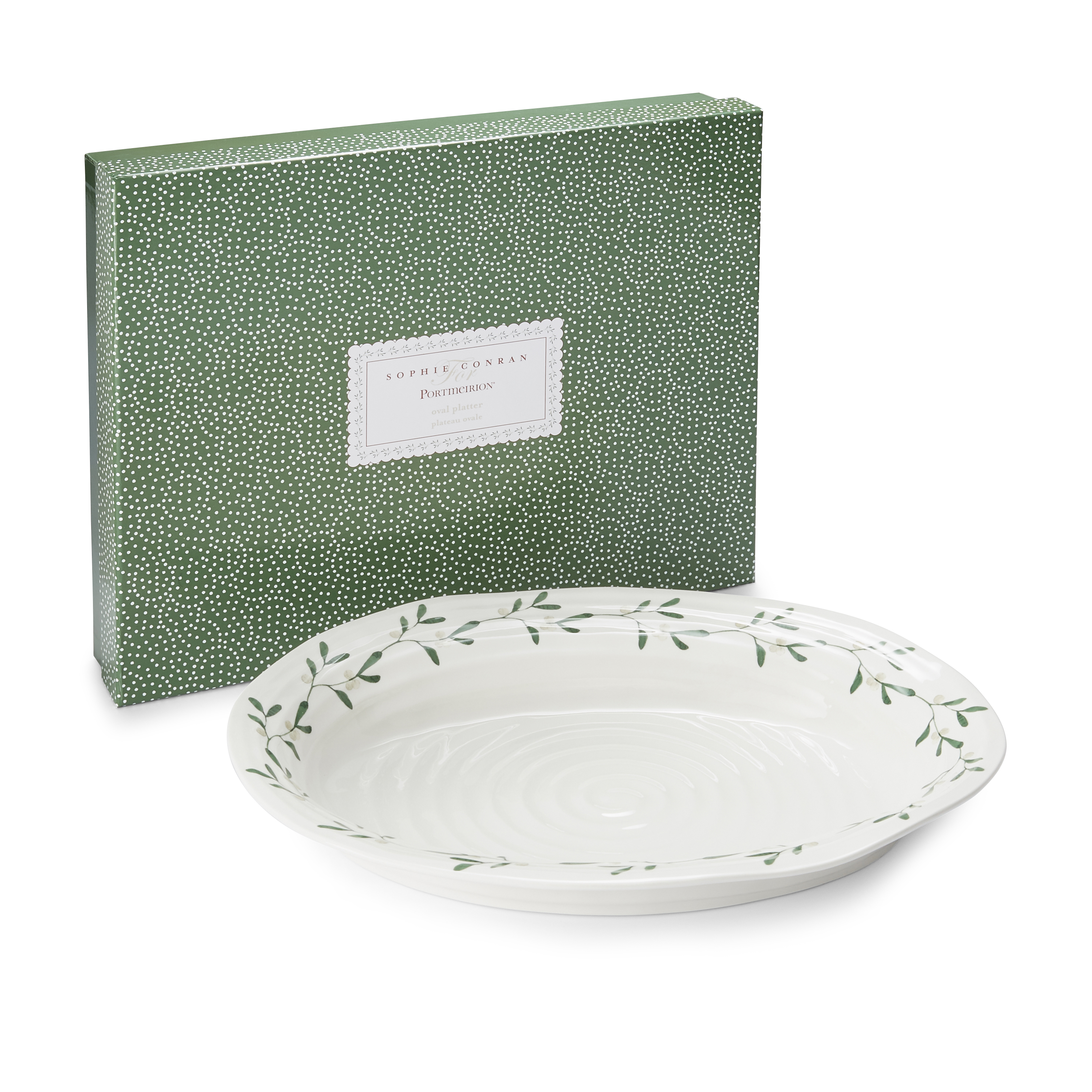 Sophie Conran Mistletoe Oval Platter image number null